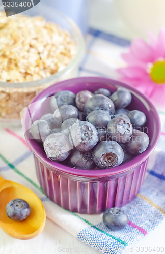 Image of blueberry and yogurt