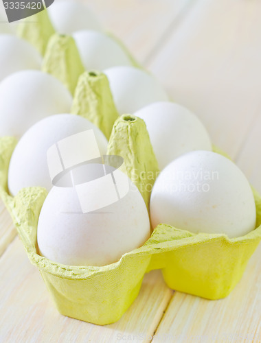 Image of raw eggs