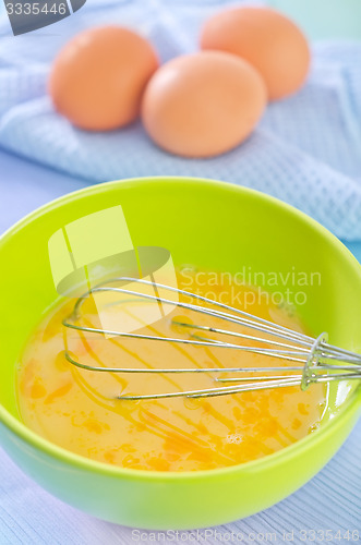 Image of raw eggs