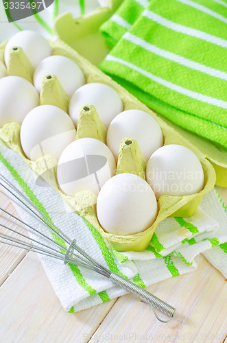 Image of raw eggs