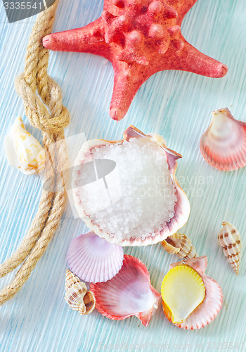 Image of sea salt and shells