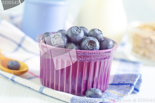 Image of blueberry and yogurt