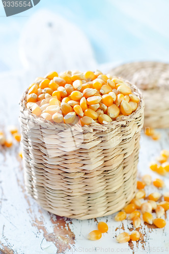 Image of corn and oil