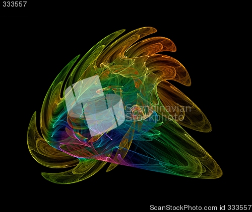 Image of rainbow horse head