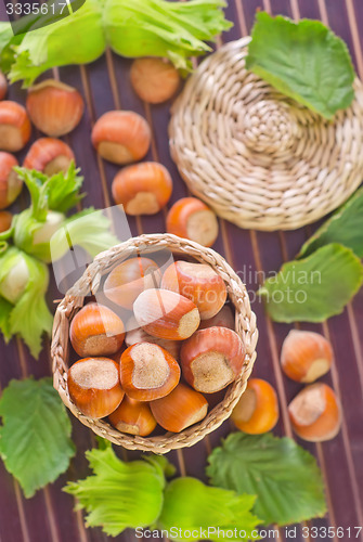 Image of hazelnuts