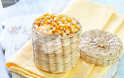 Image of corn and oil