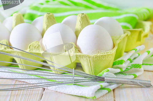 Image of raw eggs