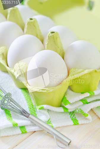Image of raw eggs