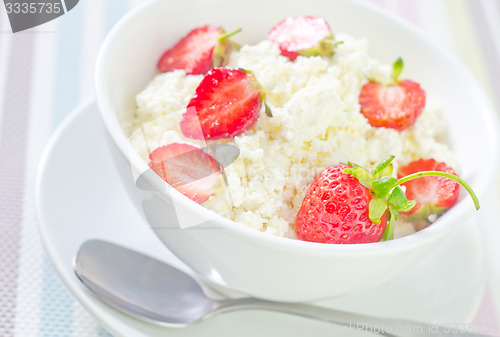 Image of sweet cottage with strawberry