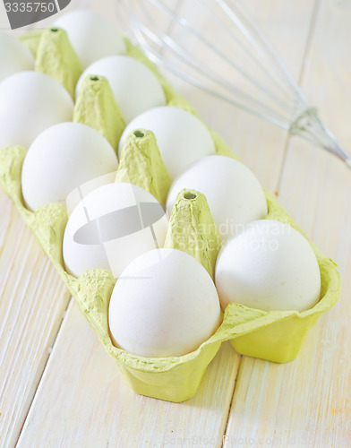 Image of raw eggs