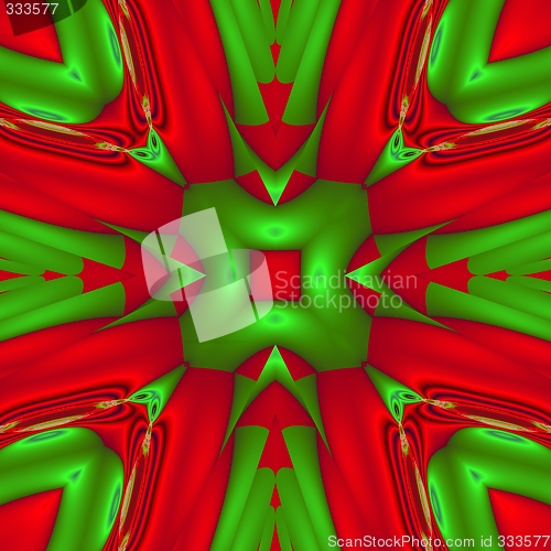 Image of abstract green and red background