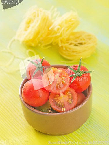 Image of pasta and tomato