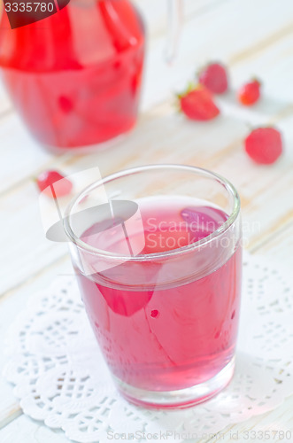 Image of drink from strawberry