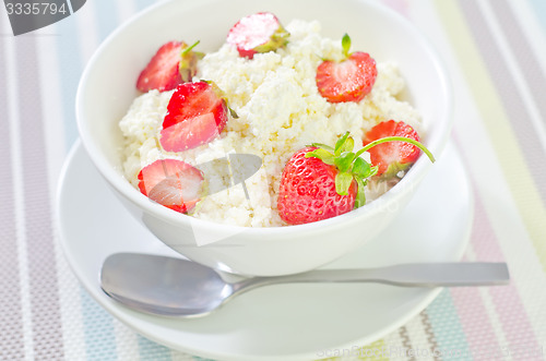 Image of sweet cottage with strawberry