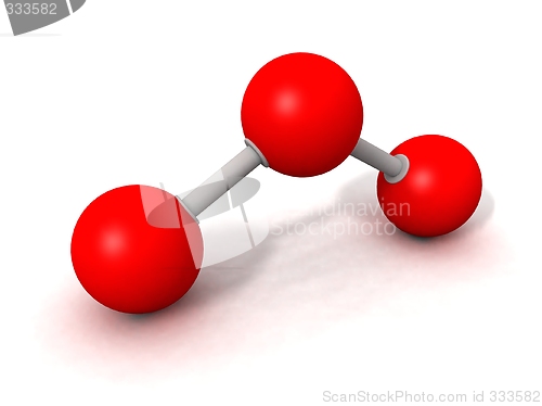 Image of ozone molecule