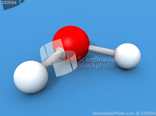 Image of water molecule