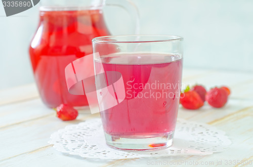 Image of drink from strawberry