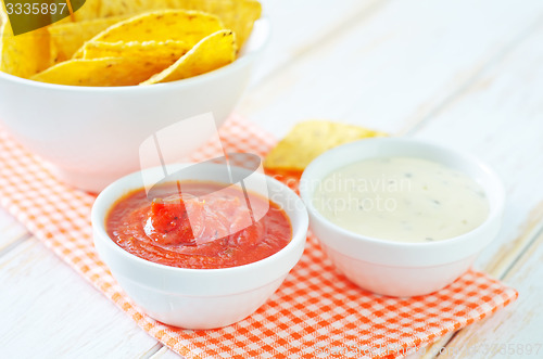 Image of sauces for nachos