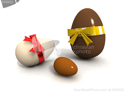 Image of easter eggs