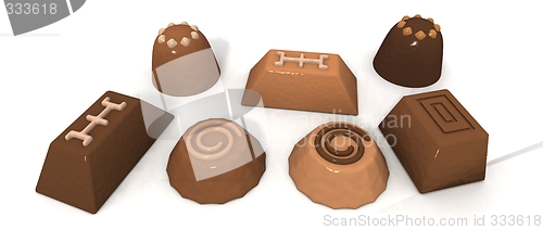Image of chocolate pralines