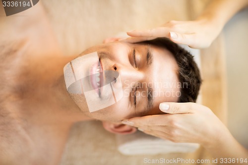 Image of man in spa