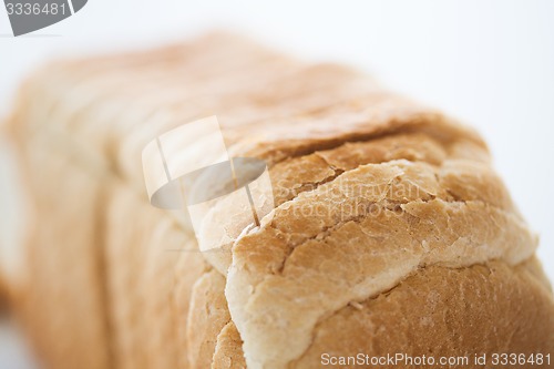 Image of close up of white toast bread