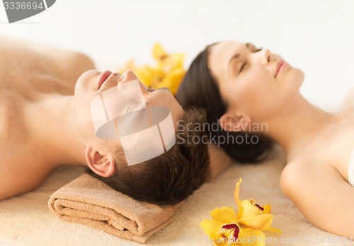 Image of couple in spa