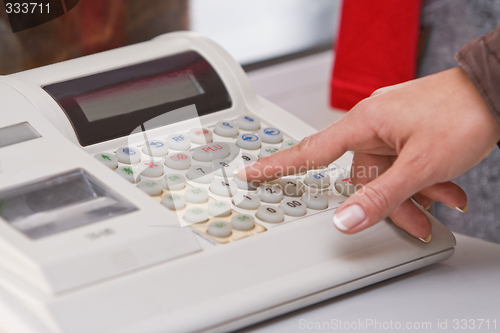 Image of Electronic cash register