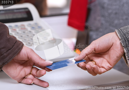 Image of Payment by credit card moment
