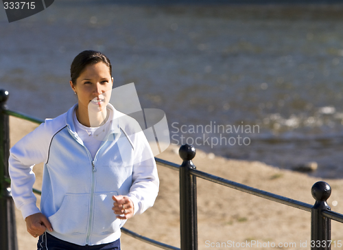 Image of Jogging on the riverside