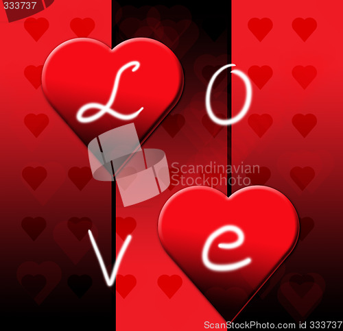Image of Valentines Day Black Heart