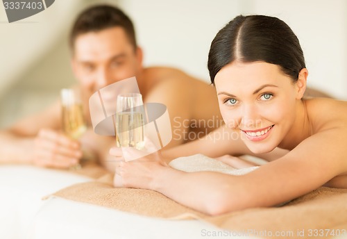 Image of couple in spa