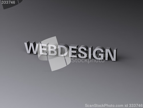 Image of web design text