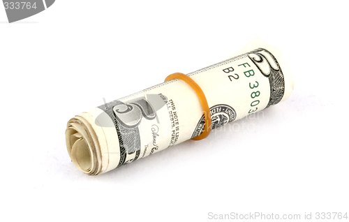 Image of money rolled
