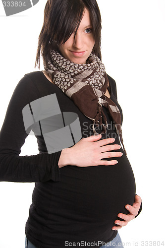 Image of young pregnant woman