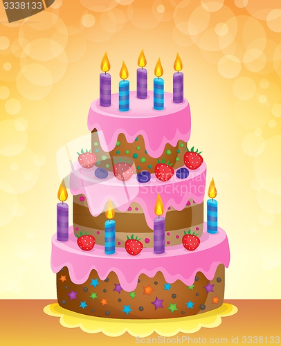 Image of Birthday cake theme image 5