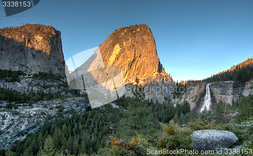 Image of Sunset in Yosemite park