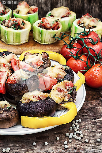 Image of stuffed mushrooms