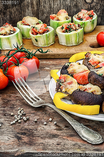 Image of stuffed mushrooms