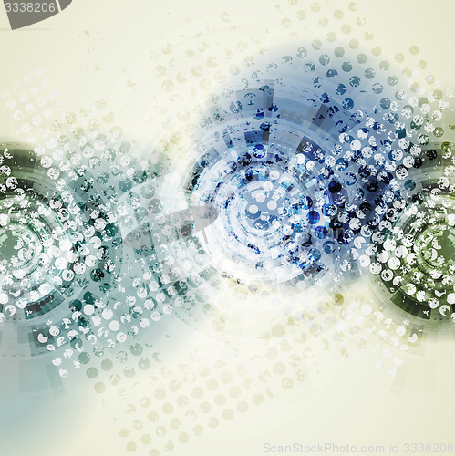 Image of Grunge geometric technology background