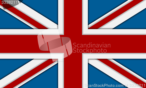 Image of United Kingdom of Great Britain flag