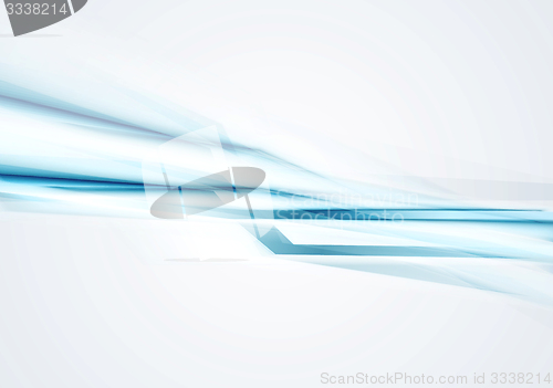 Image of Blue concept tech stripes background