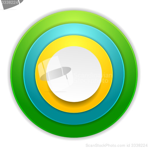 Image of Bright colorful circles corporate background