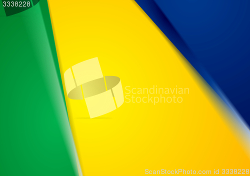 Image of Vector background in Brazilian colors