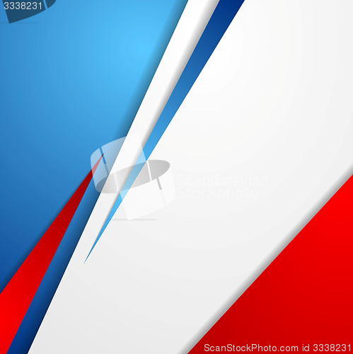 Image of Modern bright abstract background. French colors