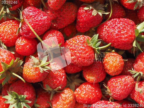 Image of Strawberry fruit background