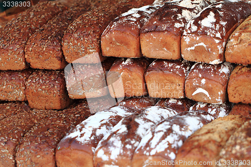 Image of fresh bread background