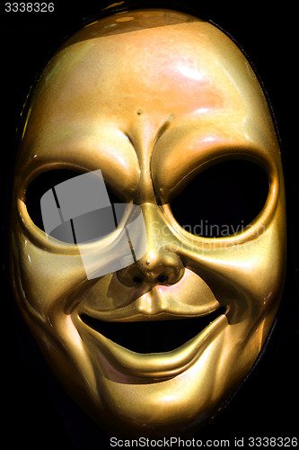 Image of golden mask