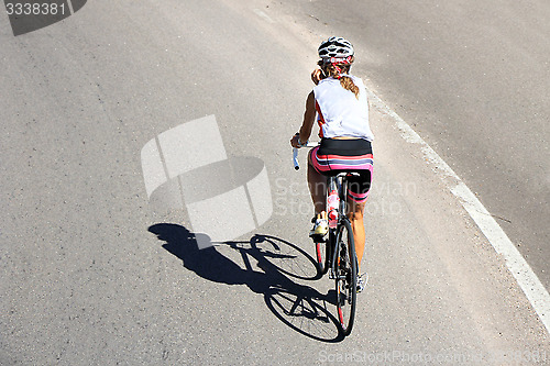 Image of Cyclist woman