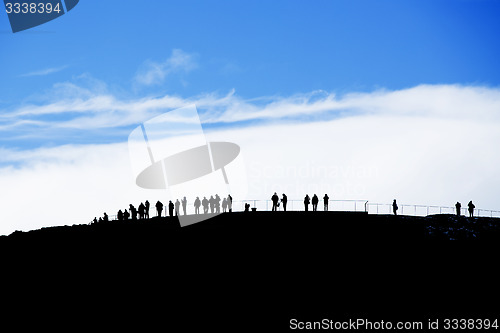 Image of Visitors at a viewing platform